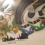 Wanddesign Fitnessbereich